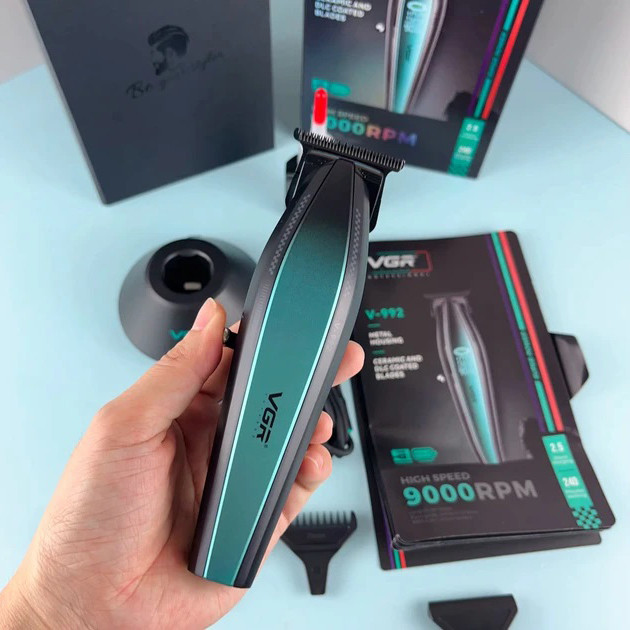 Портативна ручна машинка для стрижки волосся VGR V-992, Машинка для стрижки волосся хороша DI-98 Львів - фото 15