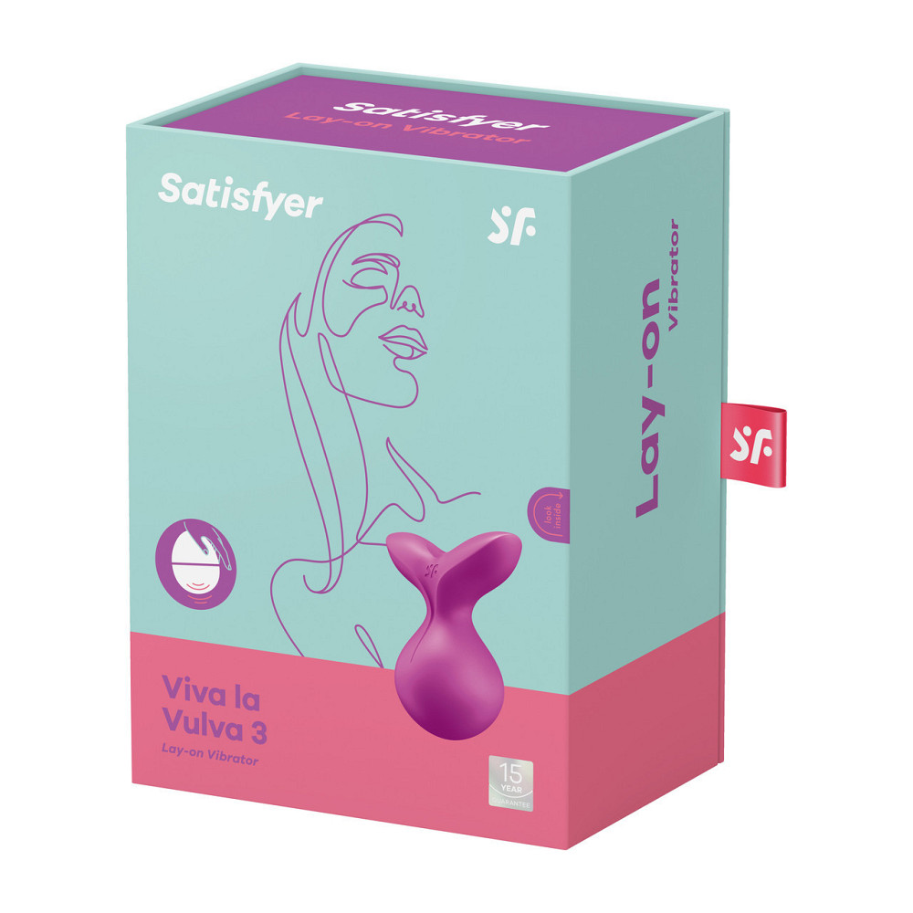 Мини вибратор Viva la Vulva 3 для стимуляции и массажа, цвет: фиолетовый Satisfyer (Германия) Sex Aura Киев - изображение 7