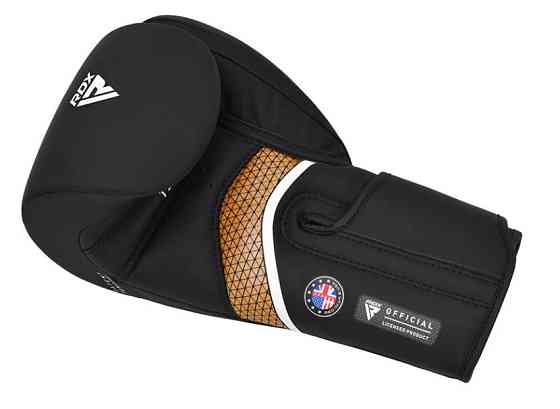 Боксерські рукавички RDX T17 Aura Black Gold 12 ун. Каменское