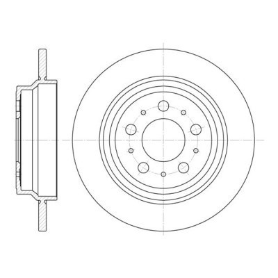 Гальмівний диск REMSA 6620.00 Вінниця - фото 1