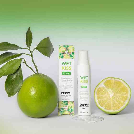 Спрей для усиления слюноотделения EXSENS Wet Kiss Lime 15 мл Sex Aura Киев