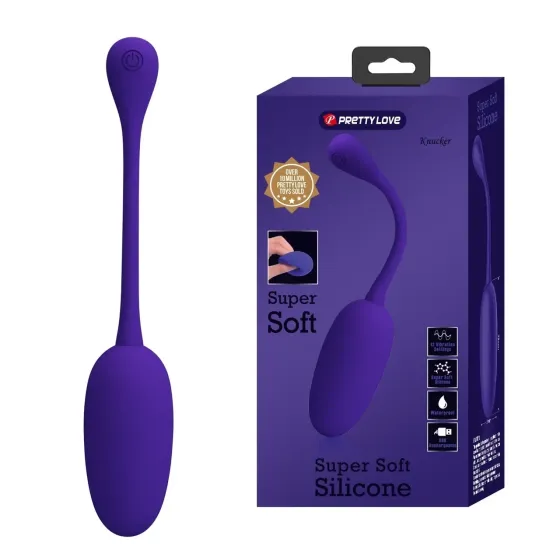 Перезаряжаемое виброяйцо Pretty Love - Knucker Purple, BI-014786-3 Sex Aura Киев