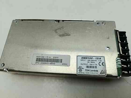 Промисловий блок живлення TDK-Lambda 15V 7A 105W HWS100-15/A ( товар вживаний) Луцк