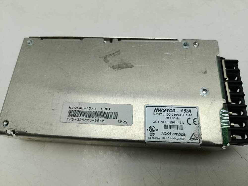 Промисловий блок живлення TDK-Lambda 15V 7A 105W HWS100-15/A ( товар вживаний) Луцк - изображение 3