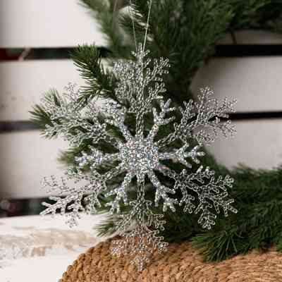 Ялинкова іграшка Novogod`ko Сніжинка 32 см Пластик (974869) Вінниця