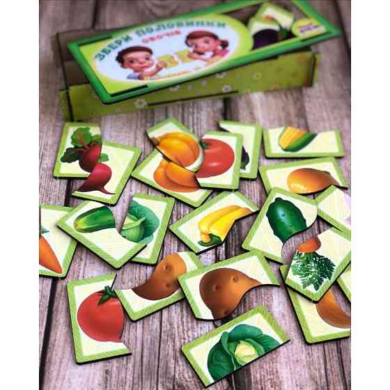 Настольная развивающая игра-пазл 