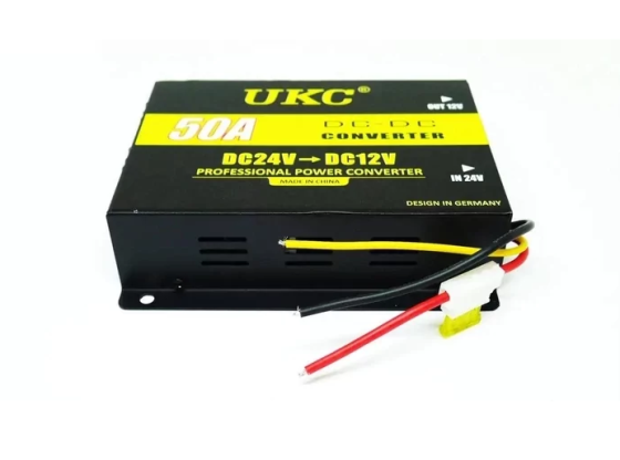 Конвертер UKC DC/DC 24V-12V 50A, потужний перетворювач напруги із захистом, для авто та техніки, 110 Київ