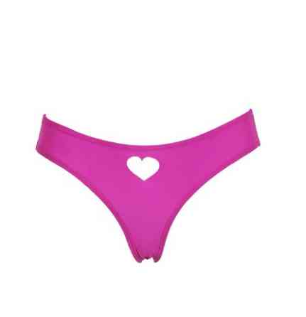 Плавки для купальника з сердечком та високою талією рожевий Київ