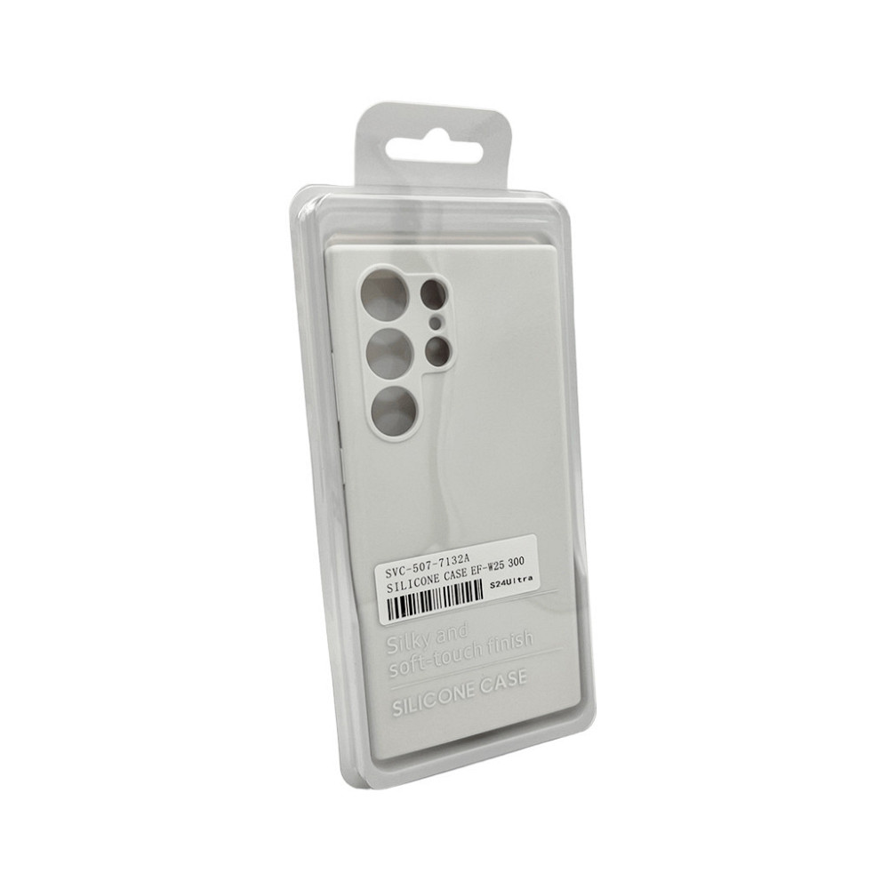 Чохол Cosmic Silicone для Samsung Galaxy S24 Ultra Білий Київ - фото 1