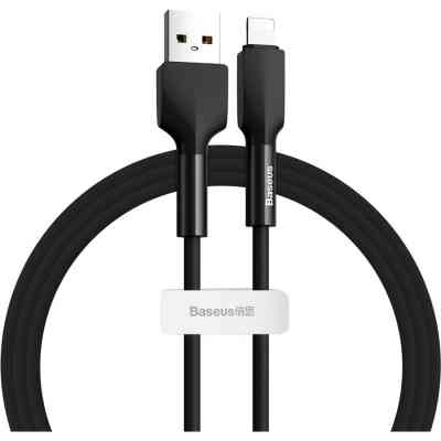 Дата кабель USB 2.0 AM to Lightning 1.0m black Baseus (CALGJ-01) Вінниця