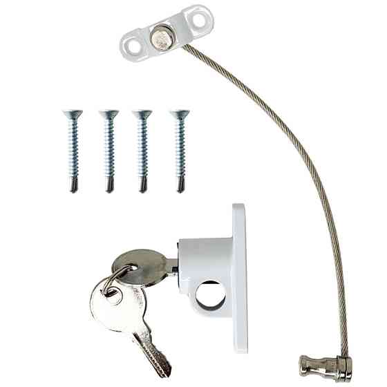 Замок-блокировщик для пластиковых окон MGZ-0809, 2 ключа Винница