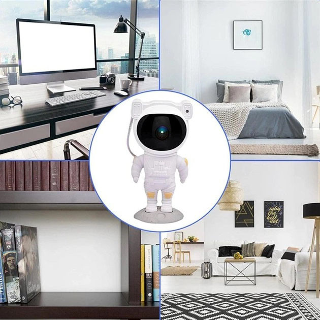 Проектор небо лазерний, Якісний домашній проектор зоряного неба, Зоряне OK-596 небо космонавт Київ - фото 7