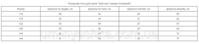 Дитяче вишите плаття "Зайчики" Кривий Ріг - фото 8