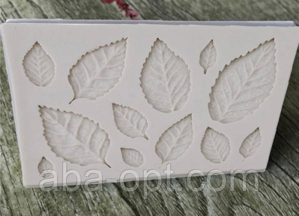 Молд силіконовий 9,5 х 6 см Листя (шт.) Одеса - фото 1