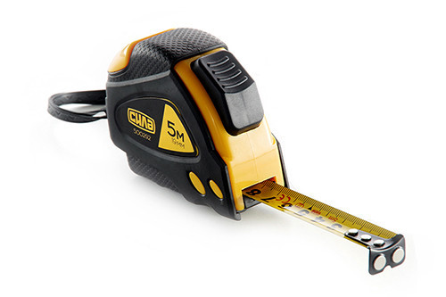 Рулетка обрезиненная Стандарт «Супермагнит» с автостопом 5м х 19мм СИЛА Ровно - изображение 1