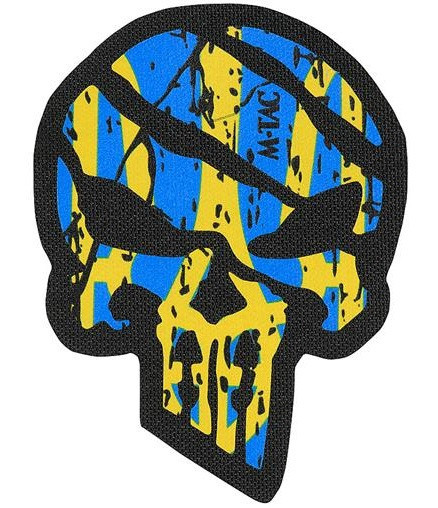 Шеврон 3D PVC на липучке M-Tac Ukrainian Punisher 
