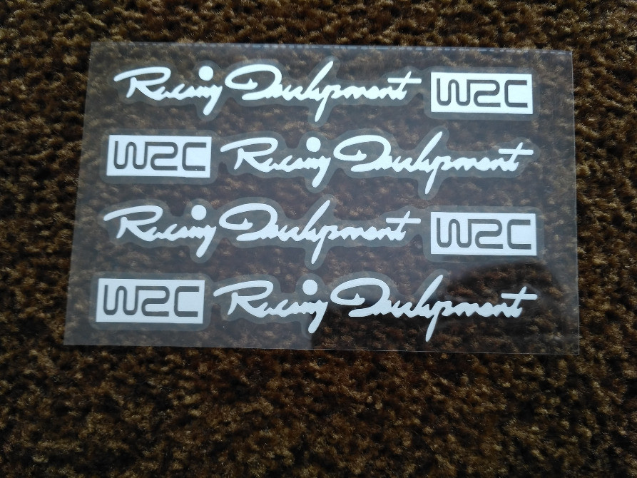 Наклейки на ручки Wrc Біла номер 3, диски, двір Київ - фото 3