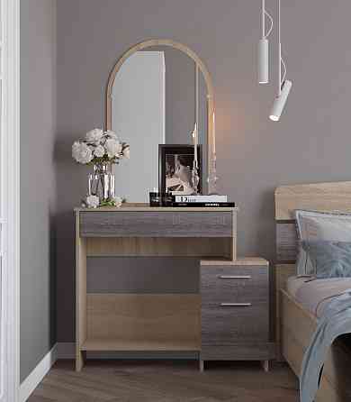 Трюмо-1 комплект для спальні Еверест сонома+трюфель (DTM-2460) Львів