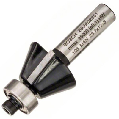 Фреза Bosch Professional фасонная, Std, S8, D23.7 B5.5, L12 25° (2.608.628.351) Винница - изображение 1