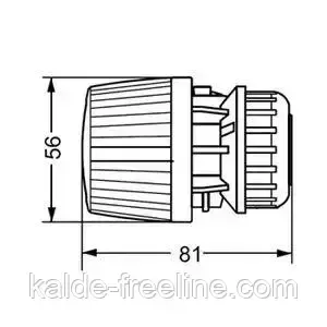Термостатическая головка Danfoss (Дания) кликовая Харьков