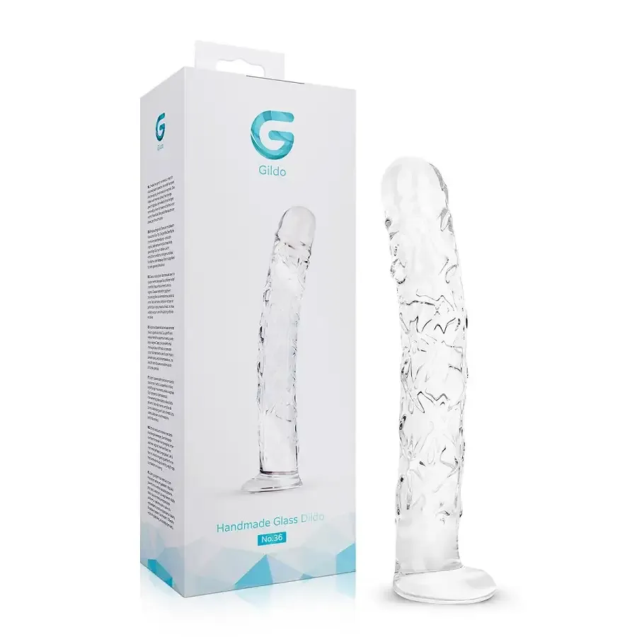 Стеклянный фаллоимитатор Gildo Textured Glass Dildo No. 36 Львов - изображение 10