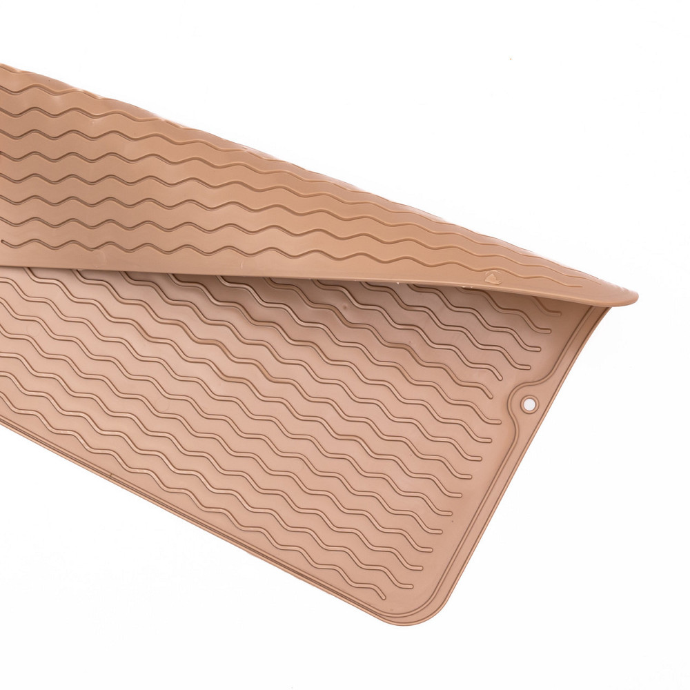 Силіконовий кухонний килимок 40×30 см Бежевий Київ - фото 2