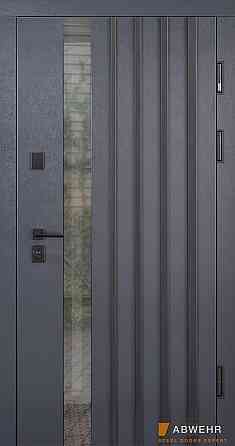 Двери уличные, модель 537 AVENUE Антрацит/Белый ТЕРМОРАЗРЫВ 3 контура уплотнения 860 Киев