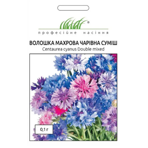 Волошка Чарівна суміш махрова 0,1гр Професійне насіння Житомир - фото 1