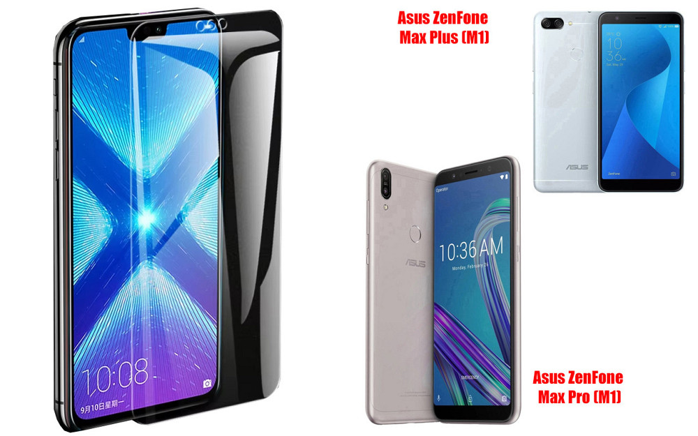 Защитное стекло NeoGlass для Asus ZenFone Max Plus (M1), Max Pro (M1) – ультрапрозрачное и устойчивое Киев - изображение 2