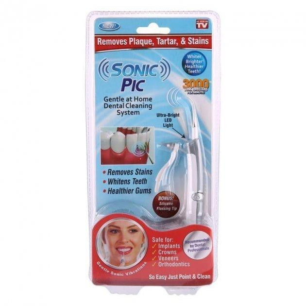 Електричний очищувач Sonic Pic, засіб для вибілювання зубів Полтава - фото 1