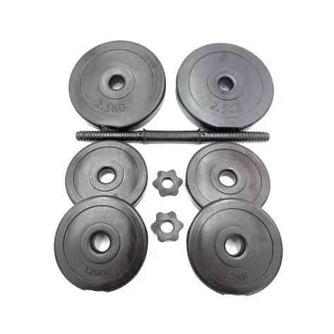 Гантель наборная композитная в пластиковой оболочке Rock pro 11 кг NE-PL-G-011 Винница