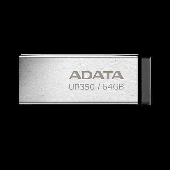 Flash A-DATA USB 3.2 UR 350 64Gb Silver/Black Киев
