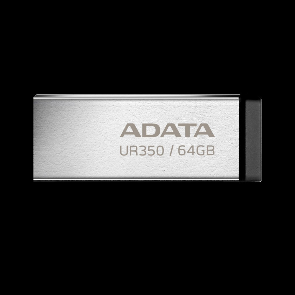 Flash A-DATA USB 3.2 UR 350 64Gb Silver/Black Киев - изображение 1