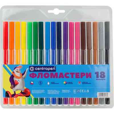 Фломастеры Centropen 7790/18 Washable, 18 colors (7790/18 ТП) Винница