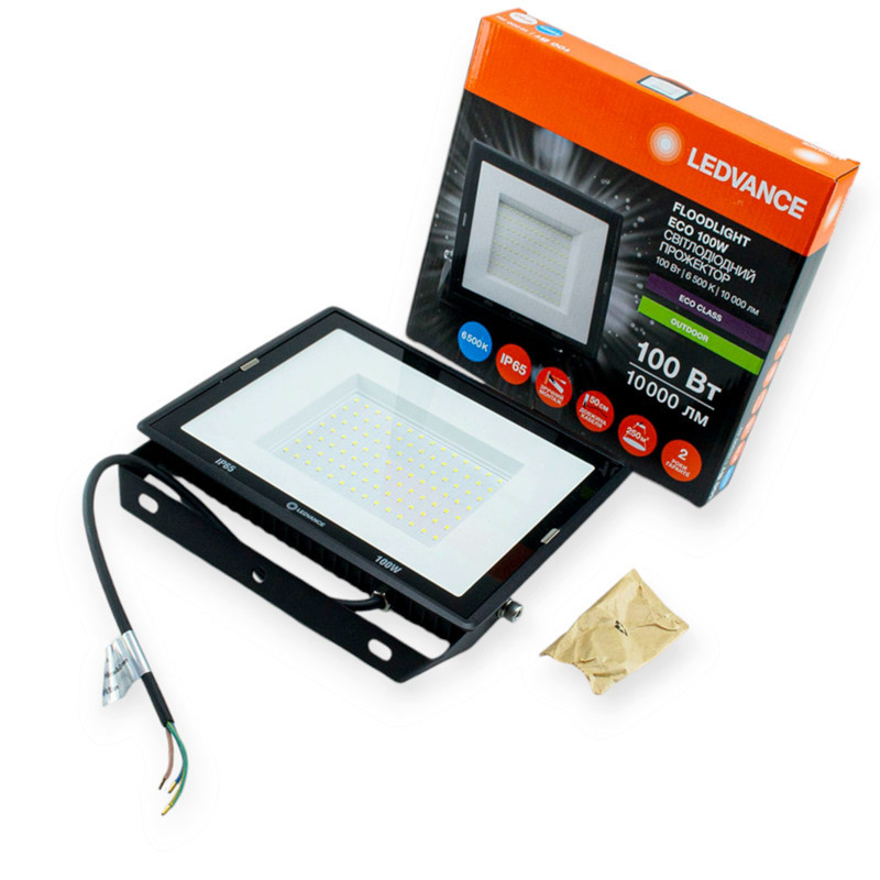 Прожектор вуличний 100W LEDVANCE_ECOCLASS FL G2 765 IP65 Мукачево - фото 1