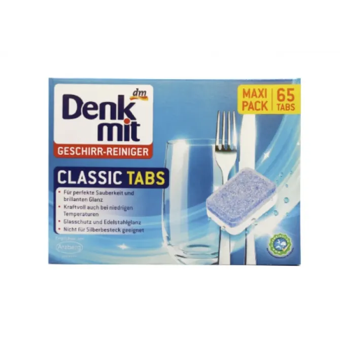 Таблетки для посудомийної машини Denkmit Classic 65 шт. Львів - фото 1