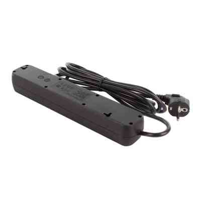 Мережевий фільтр живлення ColorWay CW-PSEA52BK, 5 розеток/ 2M black (CW-PSEA52BK) Вінниця