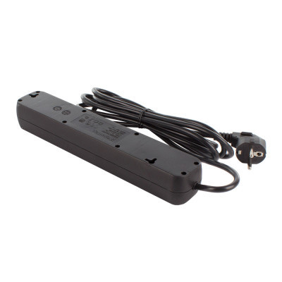 Мережевий фільтр живлення ColorWay CW-PSEA52BK, 5 розеток/ 2M black (CW-PSEA52BK) Вінниця - фото 5