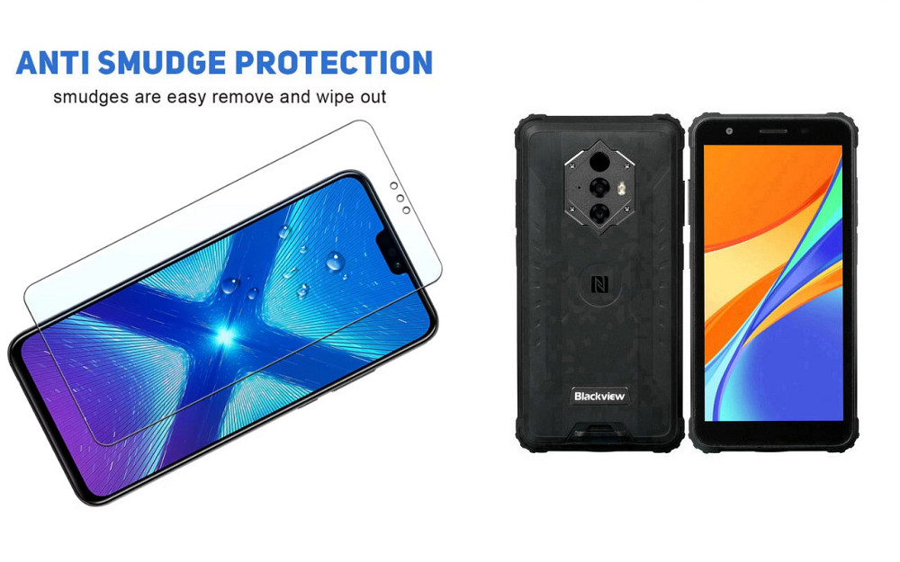 Захисне скло NeoGlass для Blackview BV6600, BV6600E – надпрозоре та стійке Київ - фото 3