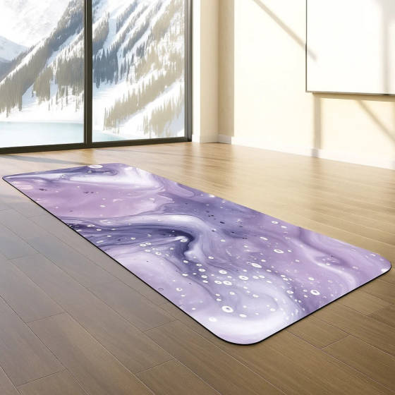 Килимок для йоги та фітнесу, складаний м'який килимок з сумкою перенесенням, спортивний каремат, яскравий 3D-принт Кам'янець-Подільський