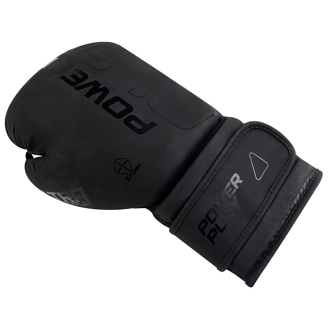 Боксерські рукавички Powerplay 3024 Ultra Mat Black 8 унцій Кам'янське - фото 8