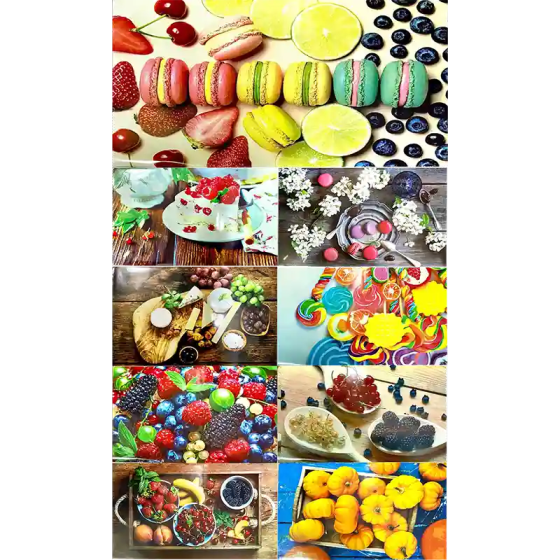 Пленка настольная 60х100см микс (клейонка для стола) Харьков