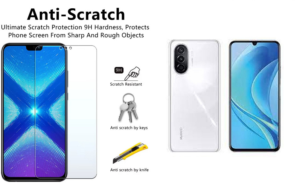 Защитное стекло NeoGlass для Huawei Nova Y70 – ультрапрозрачное и устойчивое Киев - изображение 1