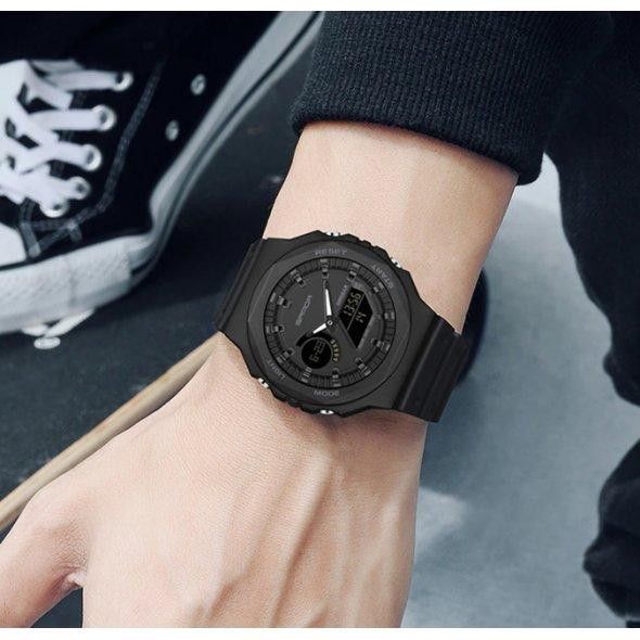 Водостойкие тактические кварцевые часы Sanda Jocker black Винница - изображение 7