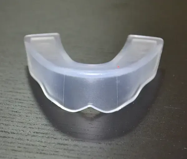 Капа боксерська PowerPlay 3317 SR доросла (вік 11+) прозора Вишнёвое - изображение 5