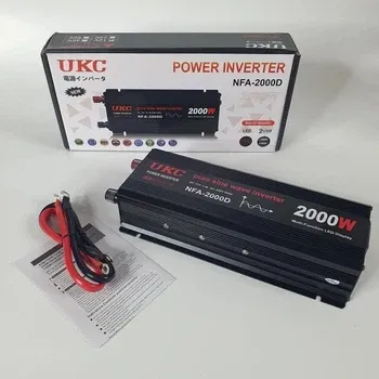 Інвертор синусоїда AC/DC Sine 2000W 12V, перетворювач 12V–220V чиста синусоїда, 2000Вт Одеса