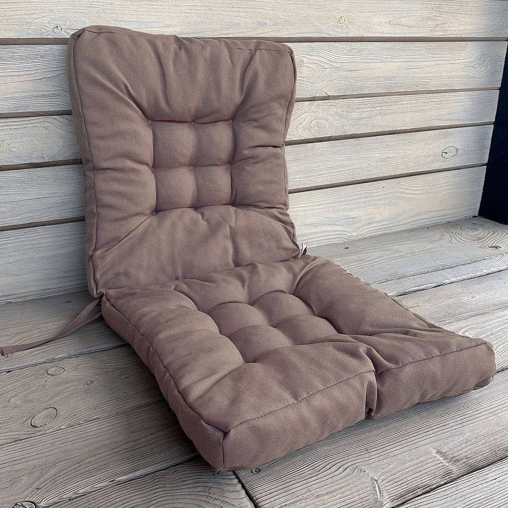 Подушка для стільців (50x120х8 см) подвійна Decorator Sawana колір пудровий 84-138 Київ - фото 1