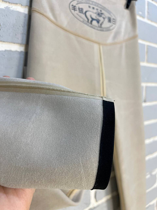 Лосины женские Kenalin W-16 широкий пояс утягивающие утепленные микродайвинг на меху черные, черный, 3XL Киев - изображение 2