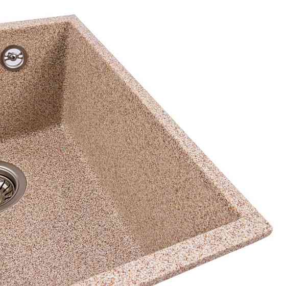 VALESO Гранітна мийка для кухні VALESO ROXY 3744 матова Карамель Коломия