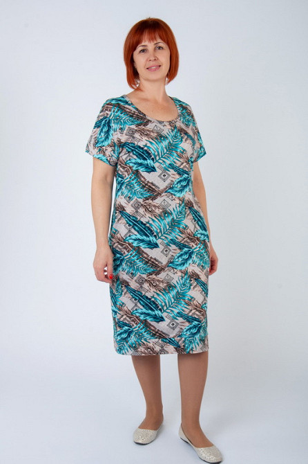 Женское платье летнее из хлопка 50 разноцветный Киев - изображение 1